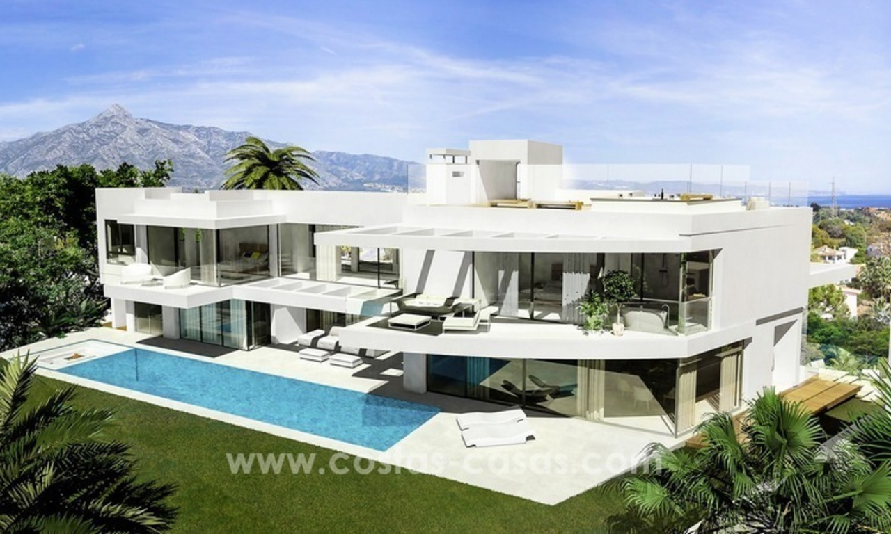 Villas de luxe ultra-modernes en vente à Nueva Andalucia, Marbella 1