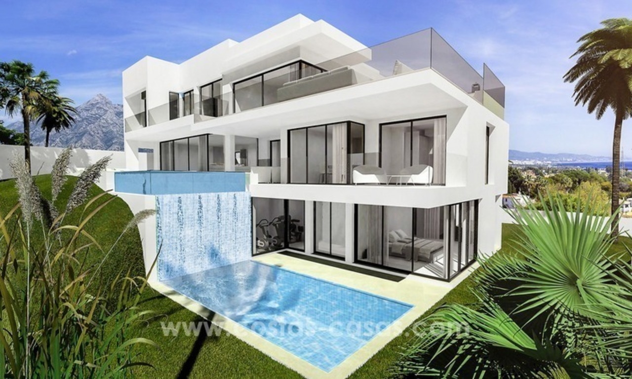 Villas de luxe ultra-modernes en vente à Nueva Andalucia, Marbella 1