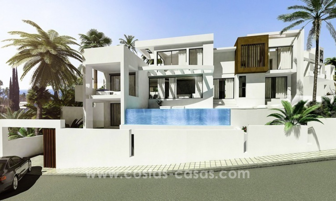 Nouvelles villas de luxe modernes en vente à Nueva Andalucia, Marbella 2