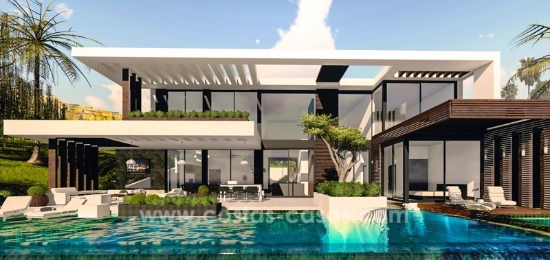 10 villas de design à vendre avec vues mer et golf à Marbella - Benahavis