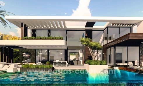 10 villas de design à vendre avec vues mer et golf à Marbella - Benahavis 