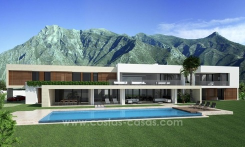 Villa contemporaine nouvellement construite à vendre sur le Golden Mile, Sierra Blanca, Marbella 