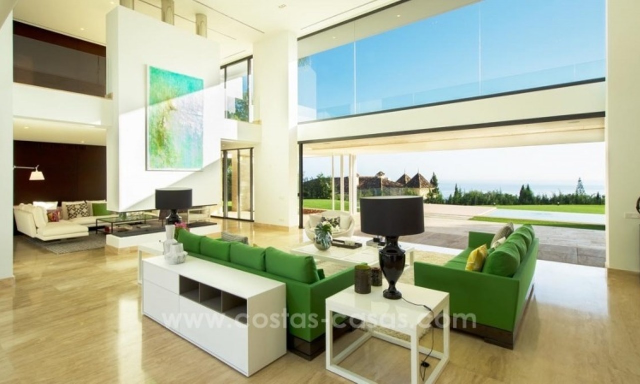 Villa contemporaine nouvellement construite à vendre sur le Golden Mile, Sierra Blanca, Marbella 10