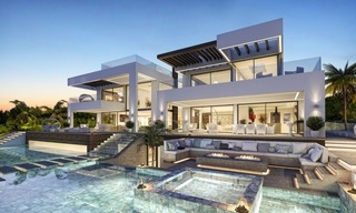 Villa contemporaine avec piste de tennis à vendre au coeur de la vallée du Golf, Nueva Andalucía, Marbella 3