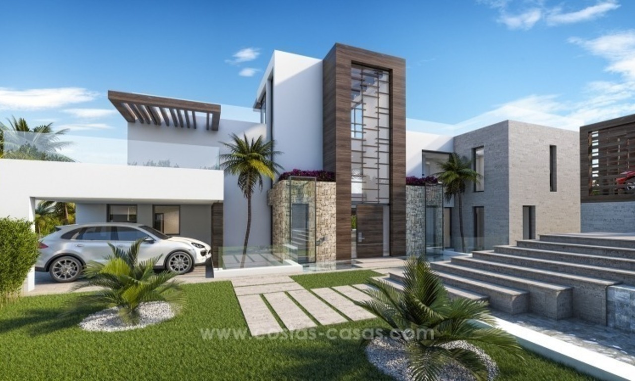 Villa contemporaine avec piste de tennis à vendre au coeur de la vallée du Golf, Nueva Andalucía, Marbella 6