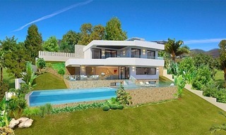 Villa neuve moderne avec vue mer à vendre à Benahavis - Marbella 0