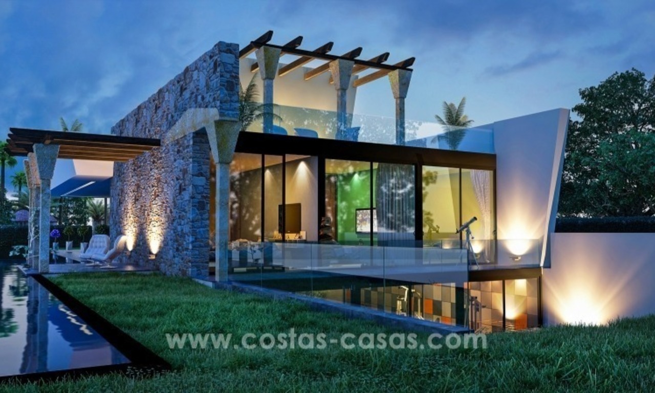 Nouvelles villas de design près du golf à Nueva Andalucia, Marbella. 1
