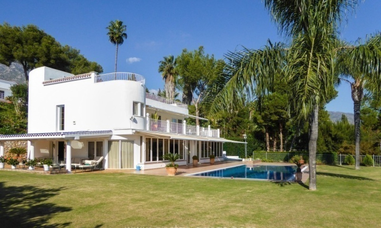 Villa avec de fabuleuses vues mer à vendre à Golden Mile, Marbella 5