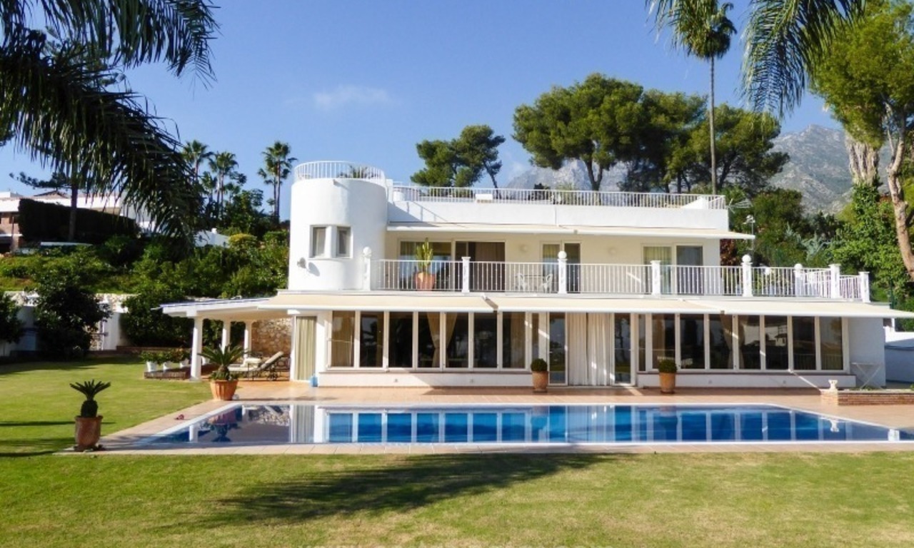Villa avec de fabuleuses vues mer à vendre à Golden Mile, Marbella 6