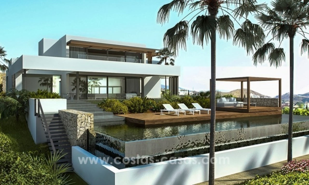 Superbe villa moderne en première ligne de golf, à vendre à Benahavis -Marbella 1