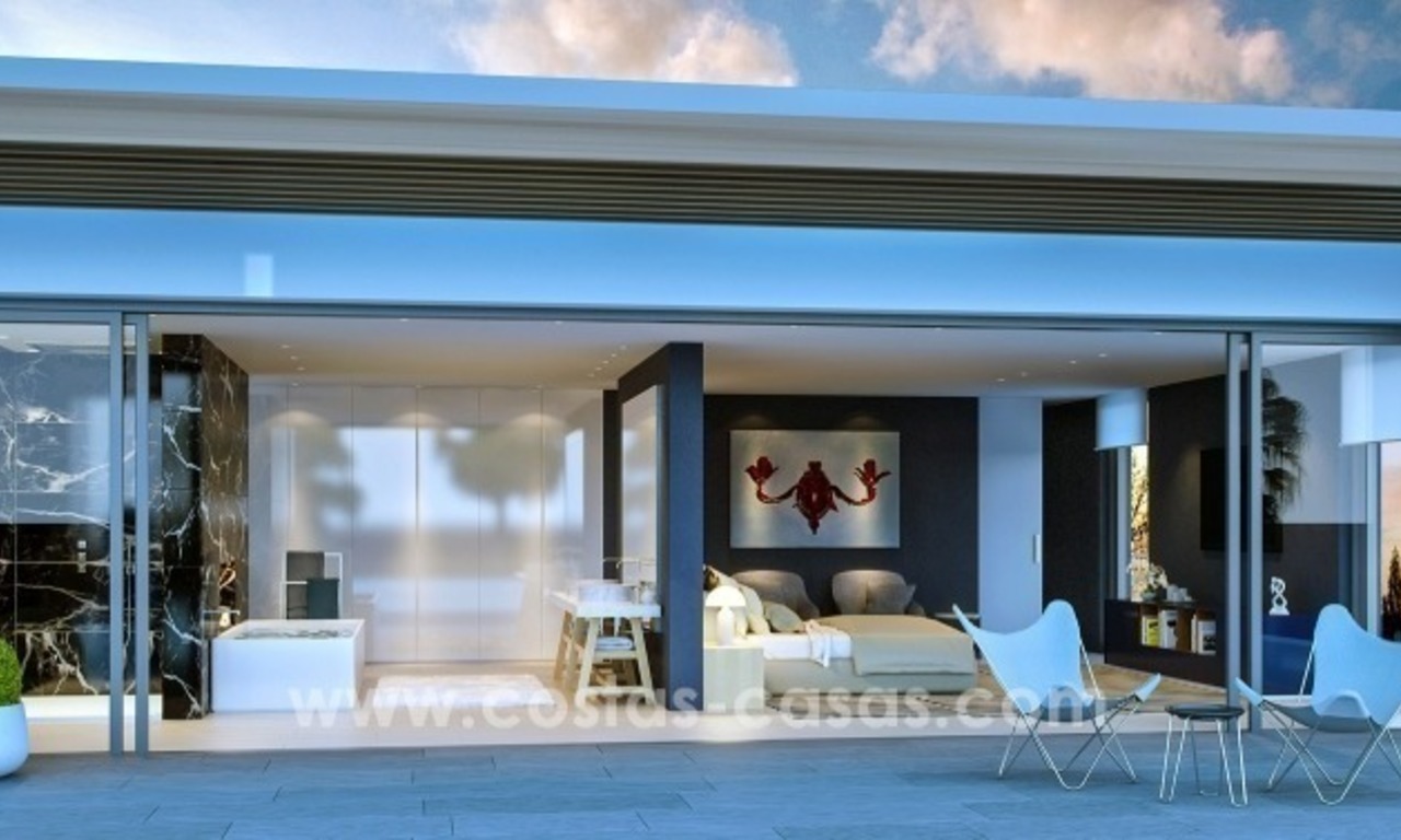 Superbe villa moderne en première ligne de golf, à vendre à Benahavis -Marbella 5