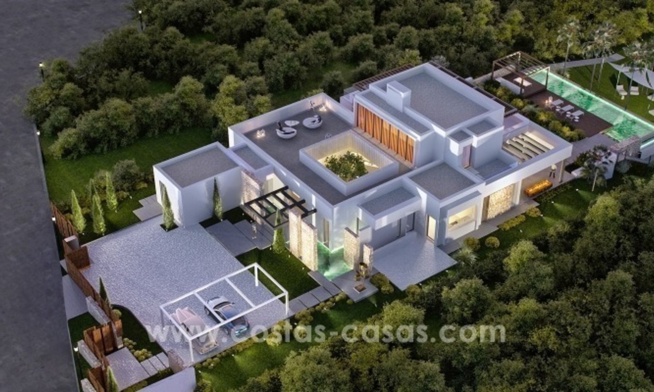 Superbe villa moderne en première ligne de golf, à vendre à Benahavis -Marbella 0