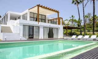 Villa moderne rénovée à vendre sur la Mille d’Or, Marbella 1