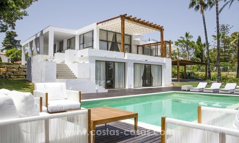 Villa moderne rénovée à vendre sur la Mille d’Or, Marbella 