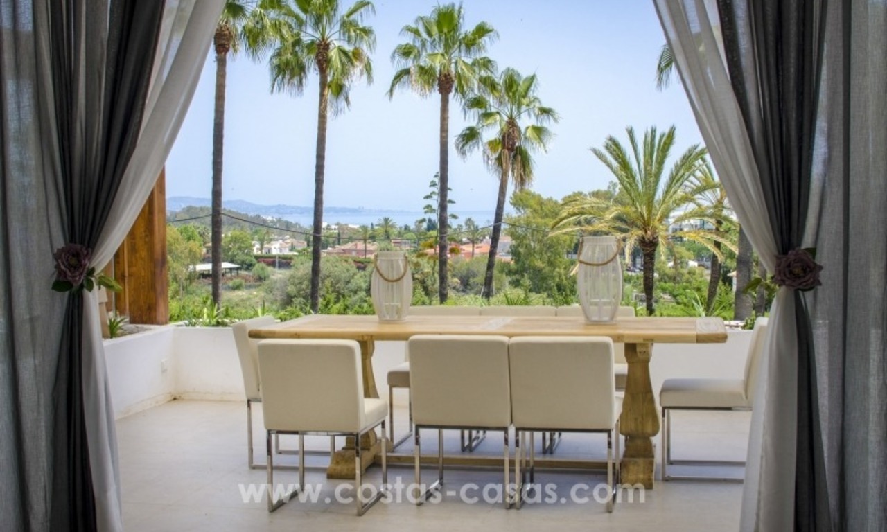 Villa moderne rénovée à vendre sur la Mille d’Or, Marbella 9