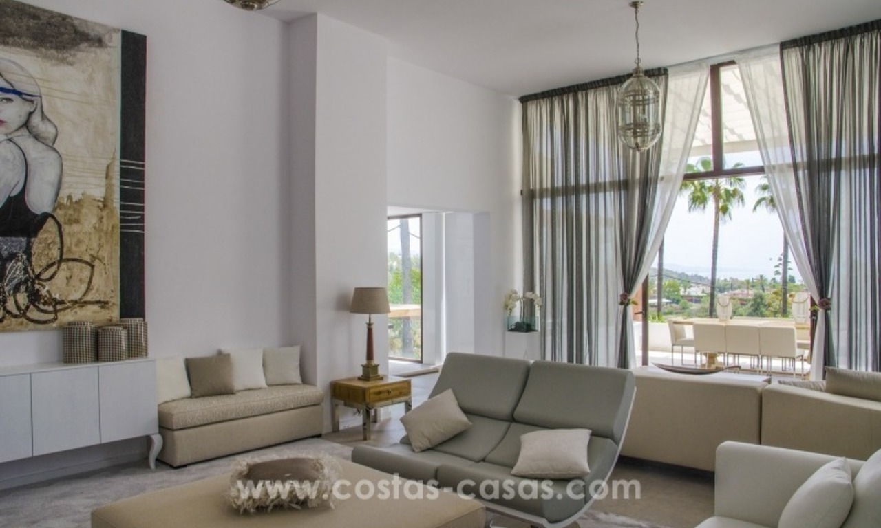 Villa moderne rénovée à vendre sur la Mille d’Or, Marbella 15