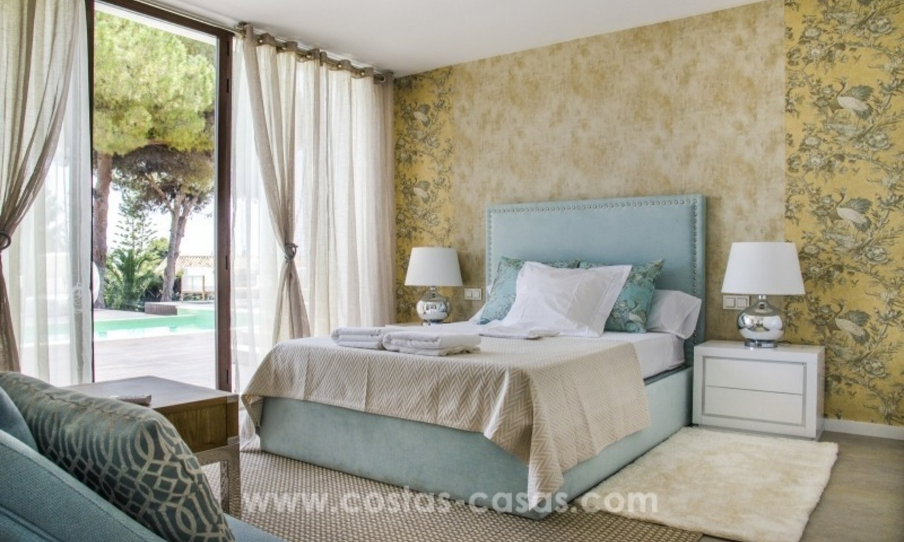 Villa moderne rénovée à vendre sur la Mille d’Or, Marbella 27