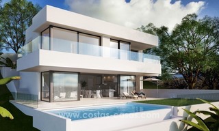 Nouvelle villa contemporaine à vendre avec vues mer à Estepona 0
