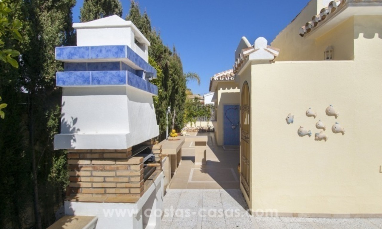 Magnifique villa en deuxième ligne de plage à vendre avec vue sur la mer à Marbella Est 5