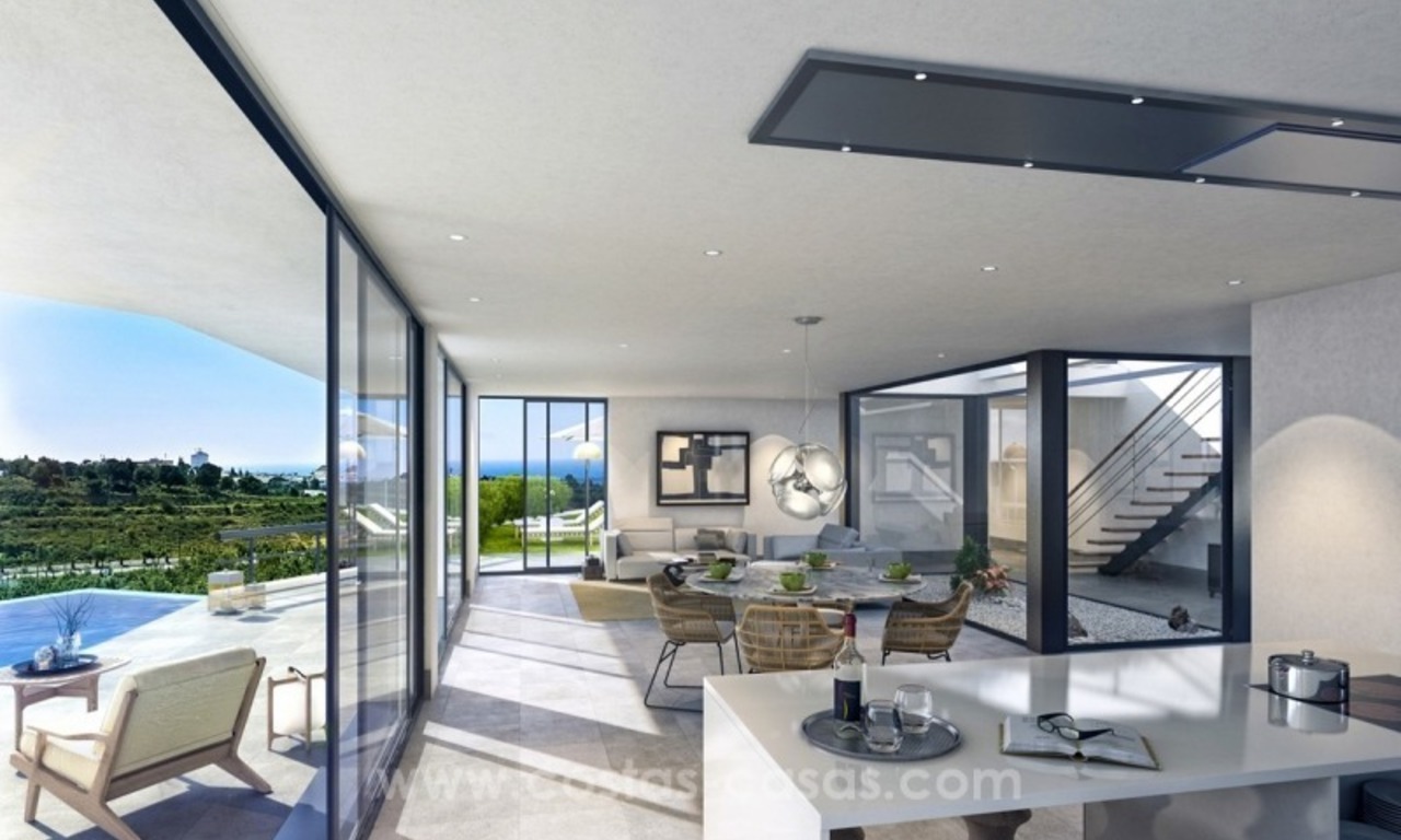 Nouvelles villas moderne à vendre à La Cala de Mijas, Costa del Sol 5