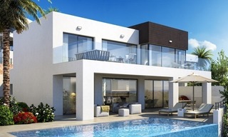 Nouvelles villas moderne à vendre à La Cala de Mijas, Costa del Sol 0