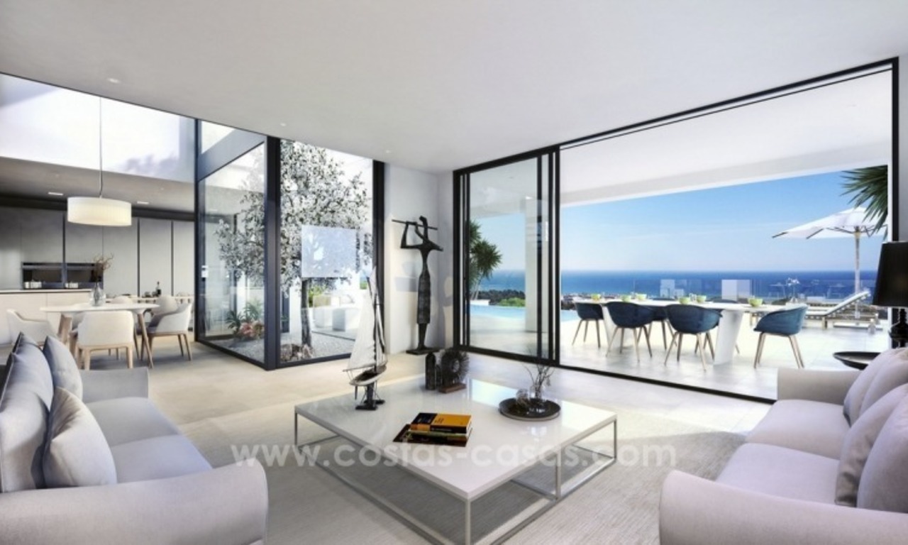 Nouvelles villas moderne à vendre à La Cala de Mijas, Costa del Sol 6