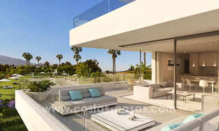 Prêt à emménager. Appartements modernes superbes de design à vendre sur un terrain de luxe à Marbella - Estepona 23732 