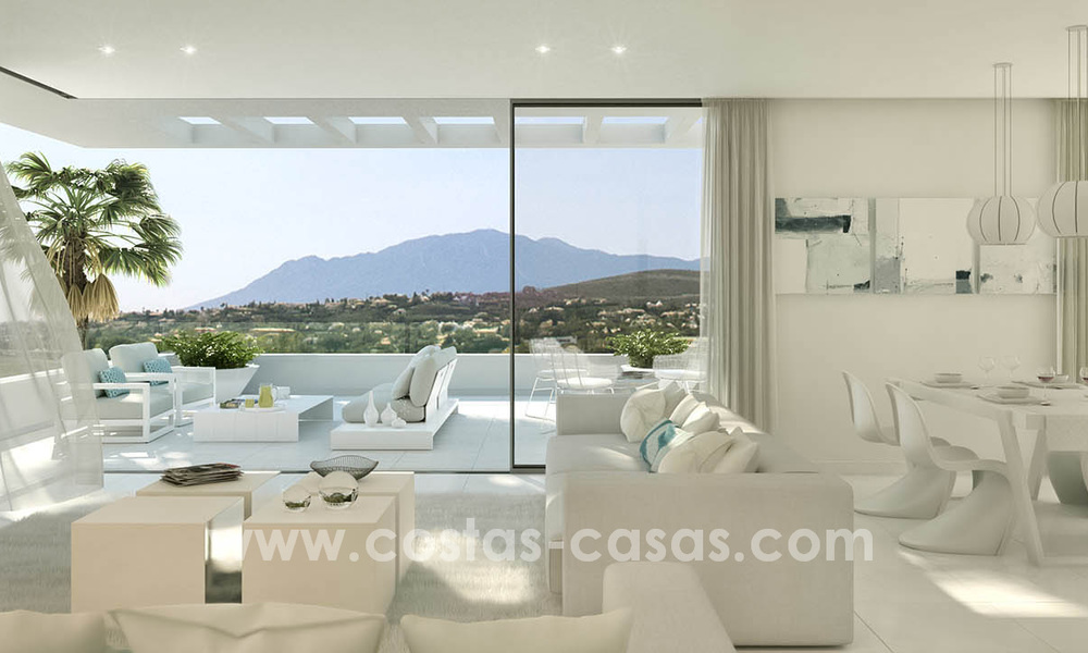 Prêt à emménager. Appartements modernes superbes de design à vendre sur un terrain de luxe à Marbella - Estepona 23735