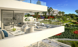Prêt à emménager. Appartements modernes superbes de design à vendre sur un terrain de luxe à Marbella - Estepona 23741 