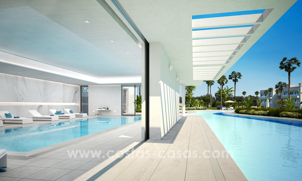 Prêt à emménager. Appartements modernes superbes de design à vendre sur un terrain de luxe à Marbella - Estepona 23742