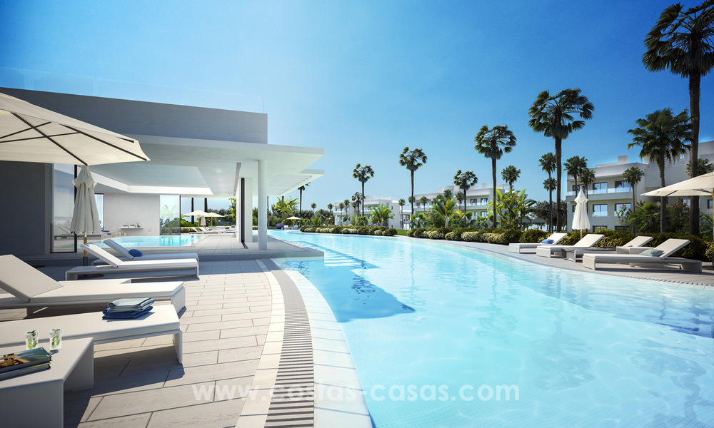 Prêt à emménager. Appartements modernes superbes de design à vendre sur un terrain de luxe à Marbella - Estepona 23745