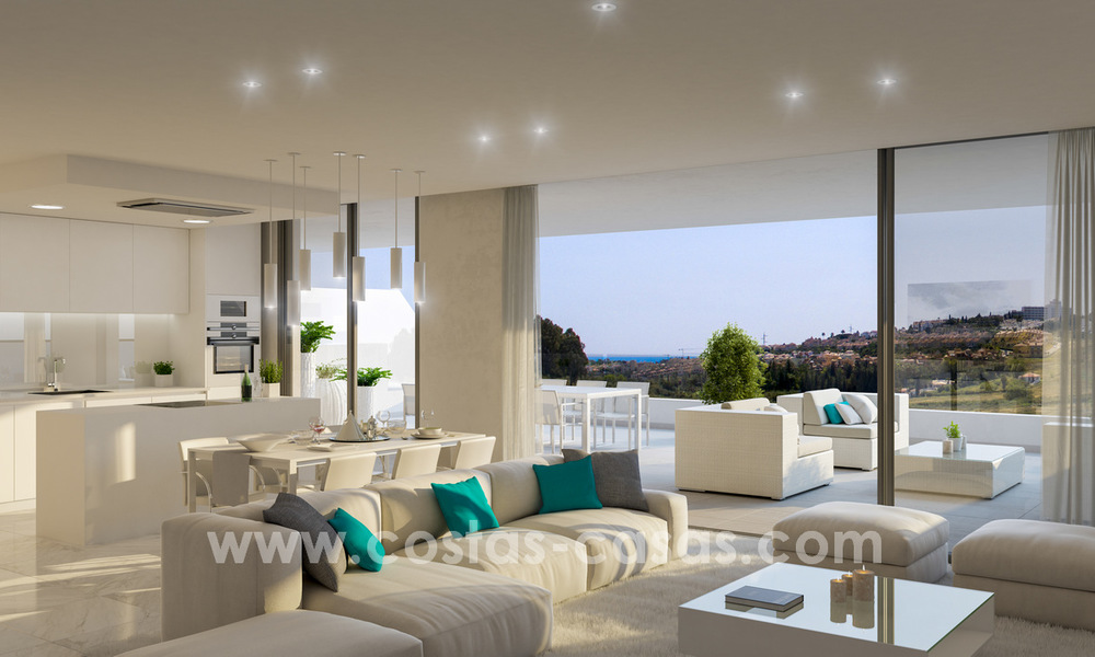 Prêt à emménager. Appartements modernes superbes de design à vendre sur un terrain de luxe à Marbella - Estepona 23747