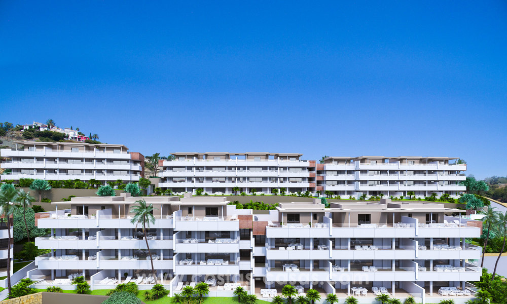 Appartements neufs et modernes à vendre à Benahavis - Marbella avec vue sur golf et mer. 7322