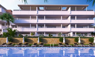 Appartements neufs et modernes à vendre à Benahavis - Marbella avec vue sur golf et mer. Dernier. Penthouse! 7324 