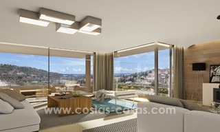 Appartements neufs et modernes à vendre à Benahavis - Marbella avec vue sur golf et mer. 7362 