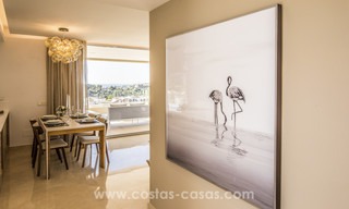 Appartements neufs et modernes à vendre à Benahavis - Marbella avec vue sur golf et mer. Dernier. Penthouse! 7374 