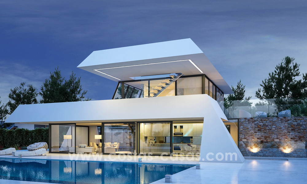 Nouvelles villas modernes en première ligne de golf à Nueva Andalucia, Marbella. 30111