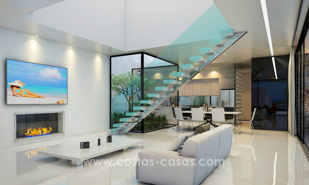 Nouvelles villas modernes en première ligne de golf à Nueva Andalucia, Marbella. 30114