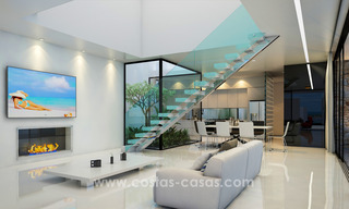 Nouvelles villas modernes en première ligne de golf à Nueva Andalucia, Marbella. 30114 