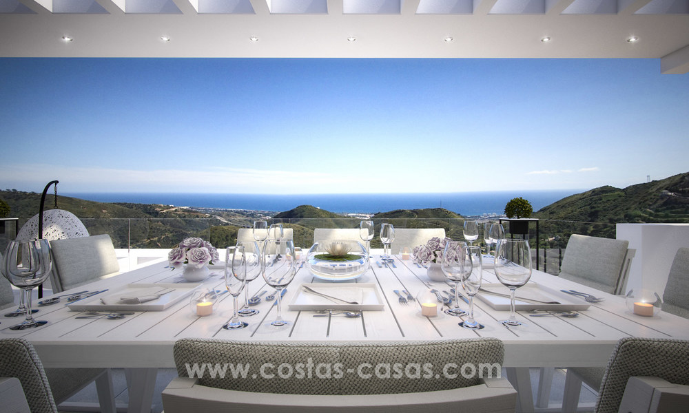 Appartements de luxe modernes à vendre avec vue sur la mer à quelques minutes en voiture du centre de Marbella 4646