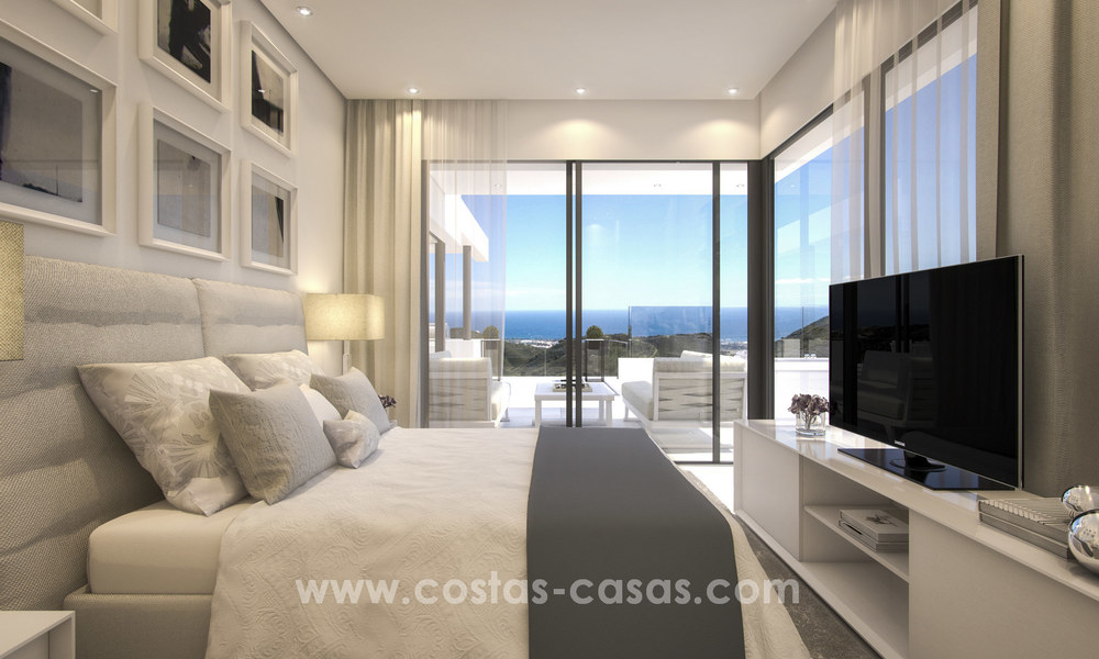 Appartements de luxe modernes à vendre avec vue sur la mer à quelques minutes en voiture du centre de Marbella 4648