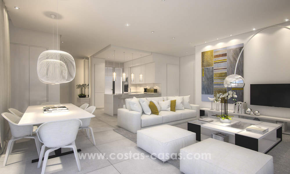 Appartements de luxe modernes à vendre avec vue sur la mer à quelques minutes en voiture du centre de Marbella 4656