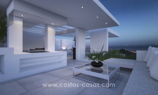 Appartements de luxe modernes à vendre avec vue sur la mer à quelques minutes en voiture du centre de Marbella 4660 