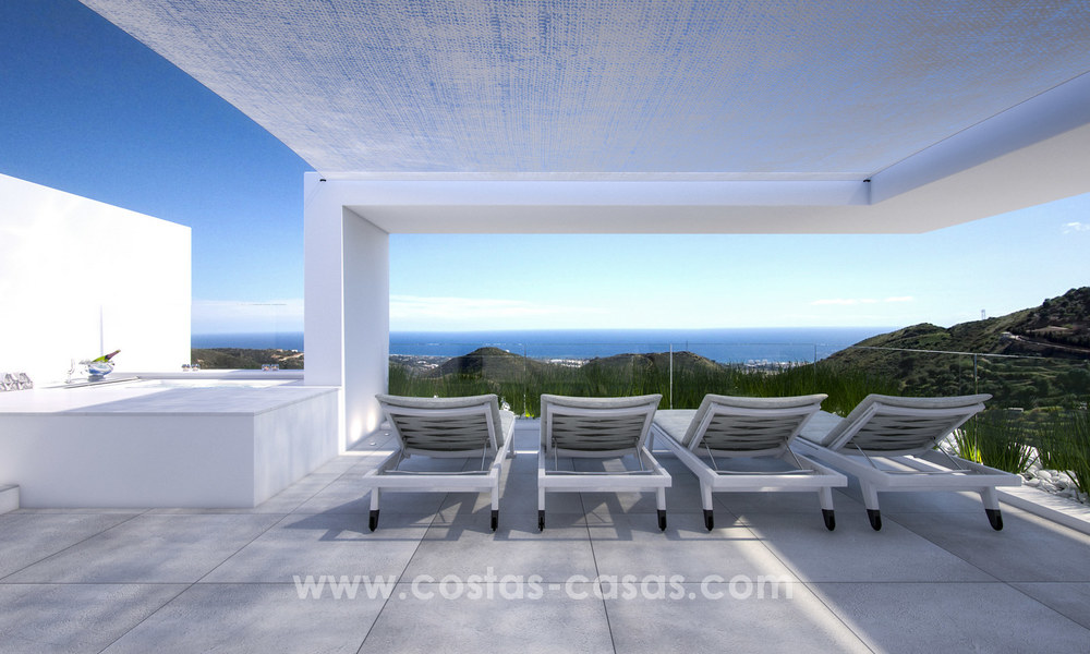 Appartements de luxe modernes à vendre avec vue sur la mer à quelques minutes en voiture du centre de Marbella 4661