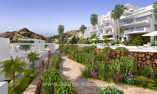 Appartements de luxe modernes à vendre avec vue sur la mer à quelques minutes en voiture du centre de Marbella 4668 
