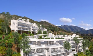 Appartements de luxe modernes à vendre avec vue sur la mer à quelques minutes en voiture du centre de Marbella 4671 