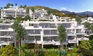 Appartements de luxe modernes à vendre avec vue sur la mer à quelques minutes en voiture du centre de Marbella 4672 