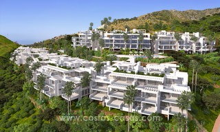 Appartements de luxe modernes à vendre avec vue sur la mer à quelques minutes en voiture du centre de Marbella 4675 