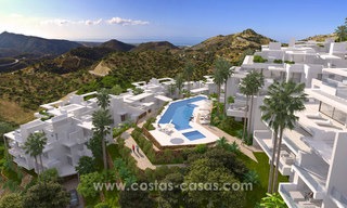 Appartements de luxe modernes à vendre avec vue sur la mer à quelques minutes en voiture du centre de Marbella 4676 