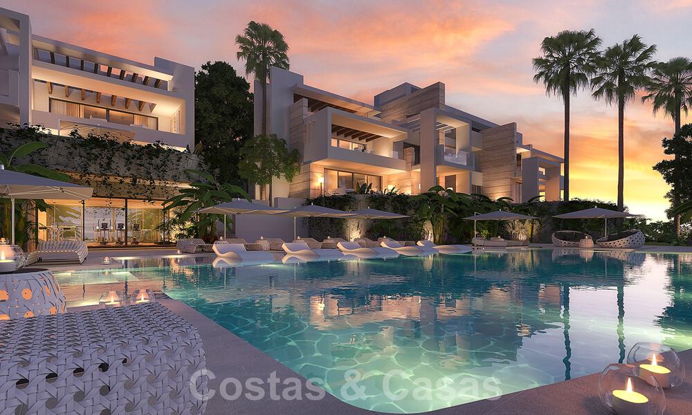 Appartements de luxe modernes à vendre avec vue sur la mer à quelques minutes en voiture du centre de Marbella 38349